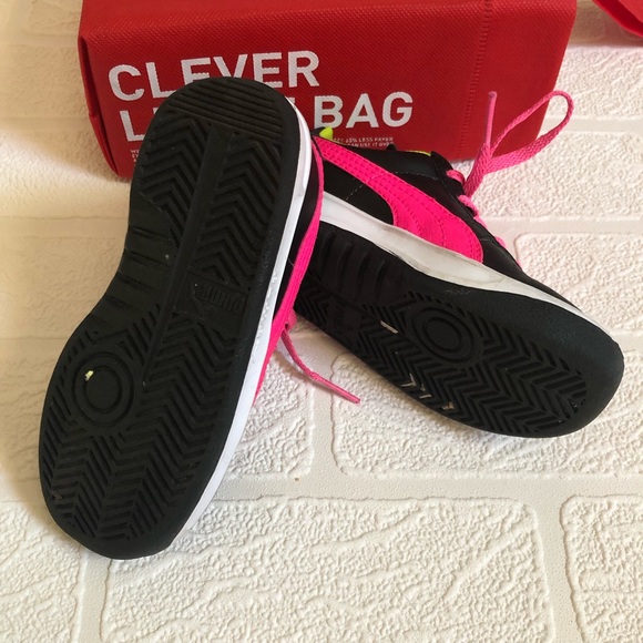 Puma Neon & Black Sneakers - Picture 3 of 5